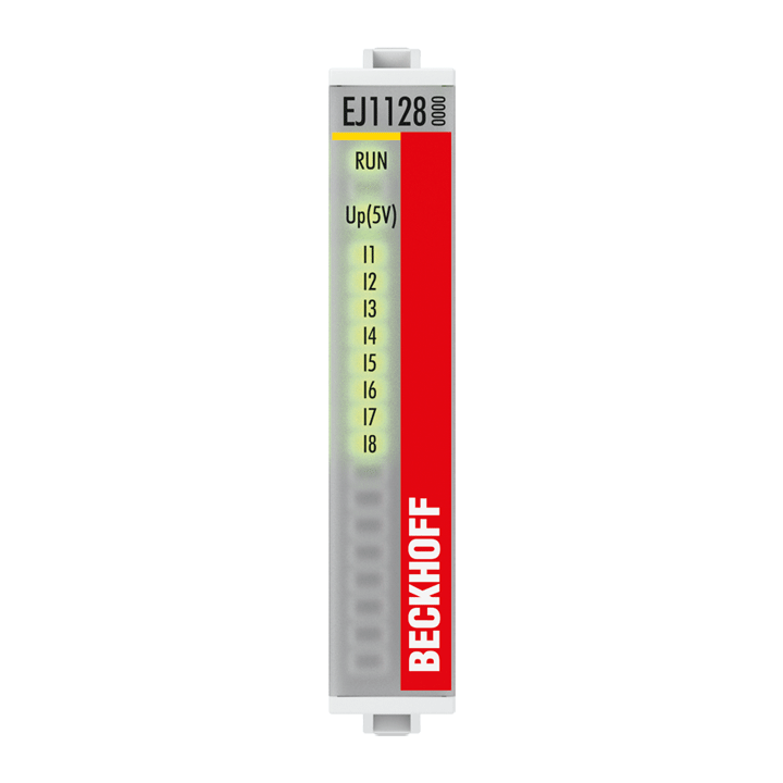 Beckhoff EJ1128 EtherCAT plug-in module, 8-channel digital input, 33 V DC/5 V DC, 005 µs Turkiye