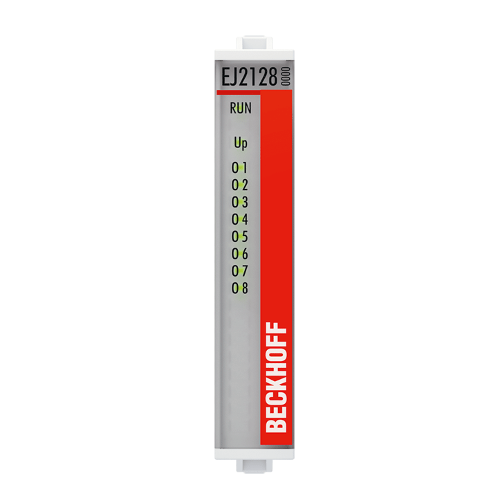 Beckhoff EJ2128 EtherCAT plug-in module, 8-channel digital output, 33 V DC/5 V DC, 20 mA Turkiye