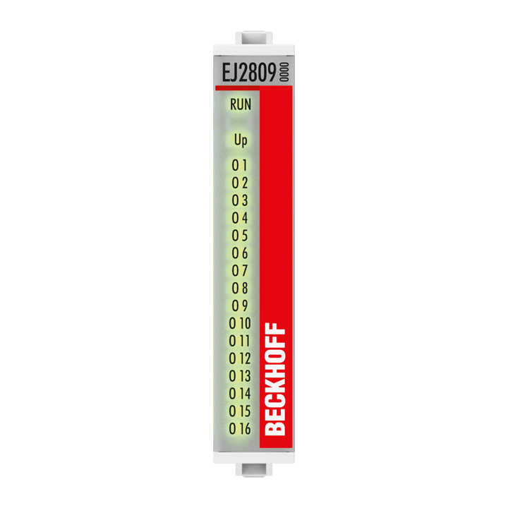 Beckhoff EJ2809 EtherCAT plug-in module, 16-channel digital output, 24 V DC, 05 A Turkiye