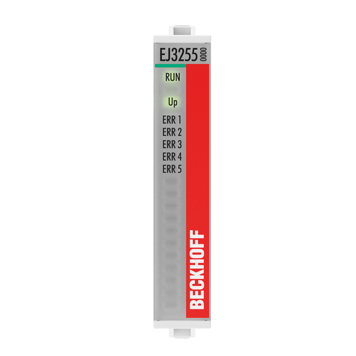 Beckhoff EJ3255 EtherCAT plug-in module, 5-channel analog input, potentiometer, 300 Ω…50 kΩ, 16 bit Turkiye
