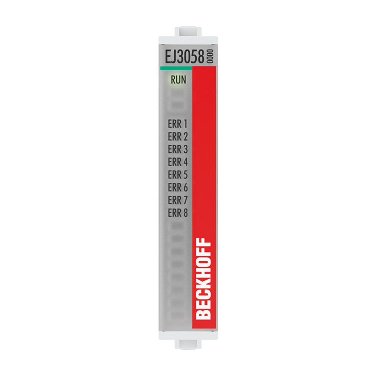 Beckhoff EJ3058 EtherCAT plug-in module, 8-channel analog input, current, 4…20 mA, 12 bit, single-ended Turkiye