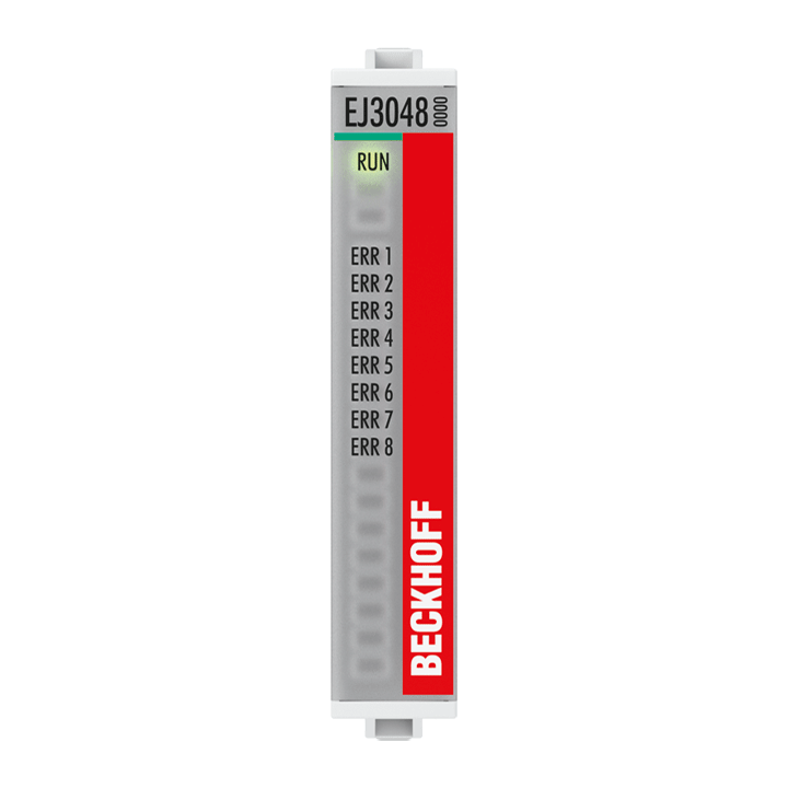 Beckhoff EJ3048 EtherCAT plug-in module, 8-channel analog input, current, 0…20 mA, 12 bit, single-ended Turkiye
