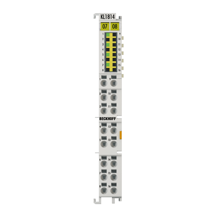 Beckhoff KL1814 Bus Terminal, 4-channel digital input, 24 V DC, 02 ms Turkiye