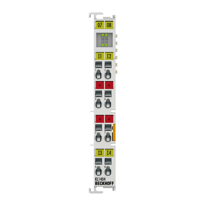 Beckhoff KL1404 Bus Terminal, 4-channel digital input, 24 V DC, 3 ms, 2-wire connection Turkiye