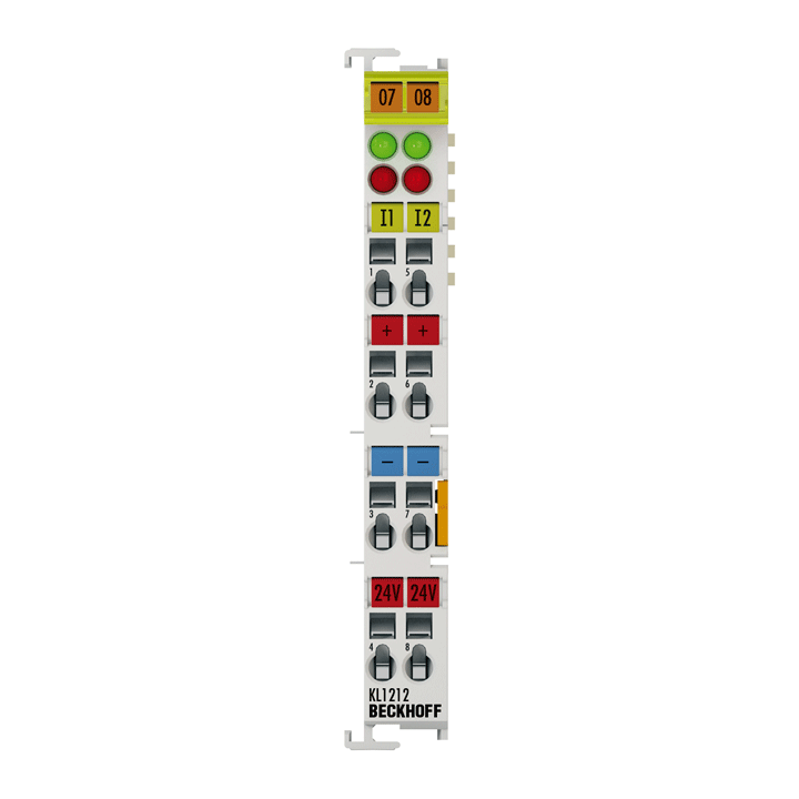 Beckhoff KL1212 Bus Terminal, 2-channel digital input, 24 V DC, 3 ms, with diagnostics Turkiye