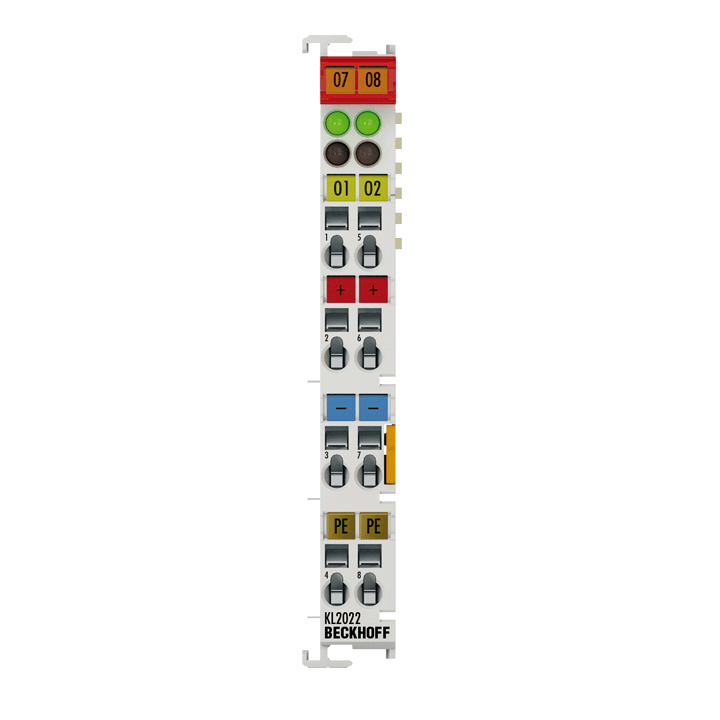 Beckhoff KL2022 Bus Terminal, 2-channel digital output, 24 V DC, 2 A Turkiye