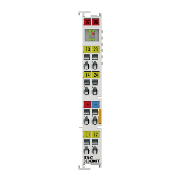 Beckhoff KL2692 Bus Terminal, 2-channel relay output, cycle monitoring, 30 V DC, 3 A Turkiye