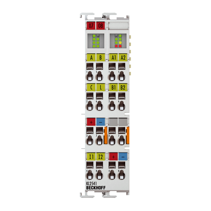Beckhoff KL2541 Bus Terminal, 1-channel motion interface, stepper motor, 48 V DC, 5 A, with incremental encoder Turkiye