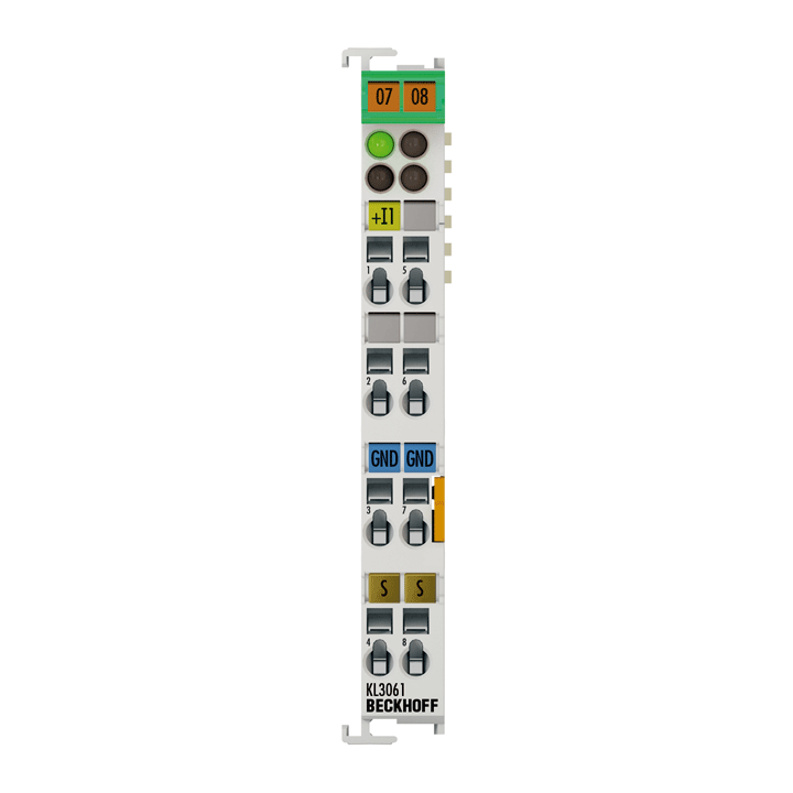 Beckhoff KL3061 Bus Terminal, 1-channel analog input, voltage, 0…10 V, 12 bit, single-ended Turkiye