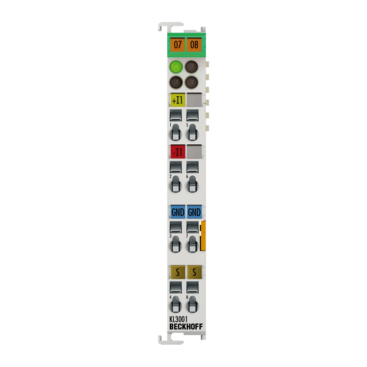 Beckhoff KL3001 Bus Terminal, 1-channel analog input, voltage, ±10 V, 12 bit, differential Turkiye