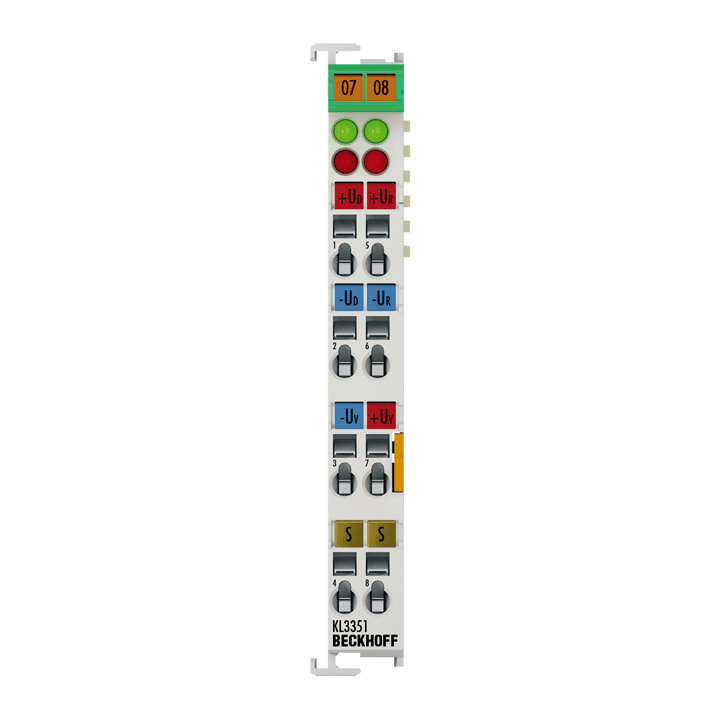 Beckhoff KL3351 Bus Terminal, 1-channel analog input, measuring bridge, full bridge, 16 bit Turkiye
