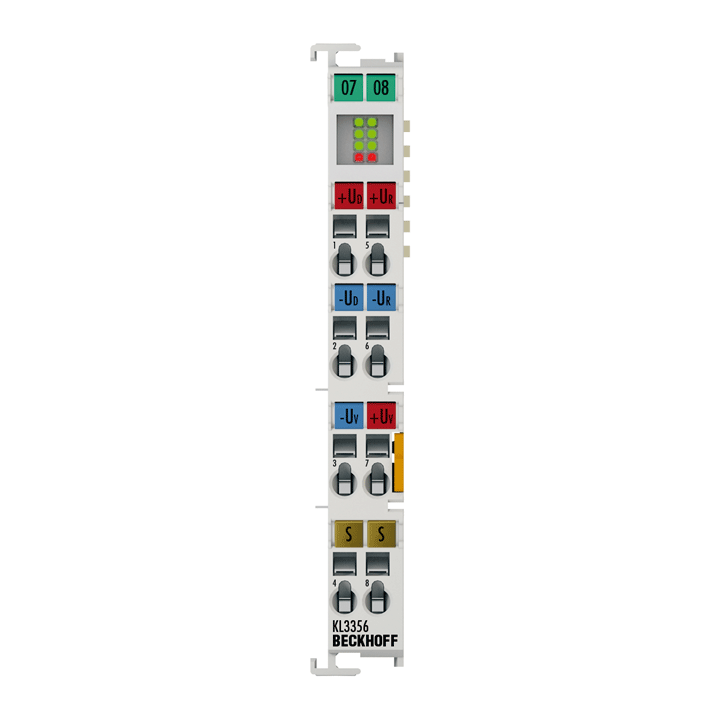 Beckhoff KL3356 Bus Terminal, 1-channel analog input, measuring bridge, full bridge, 16 bit, high-precision Turkiye