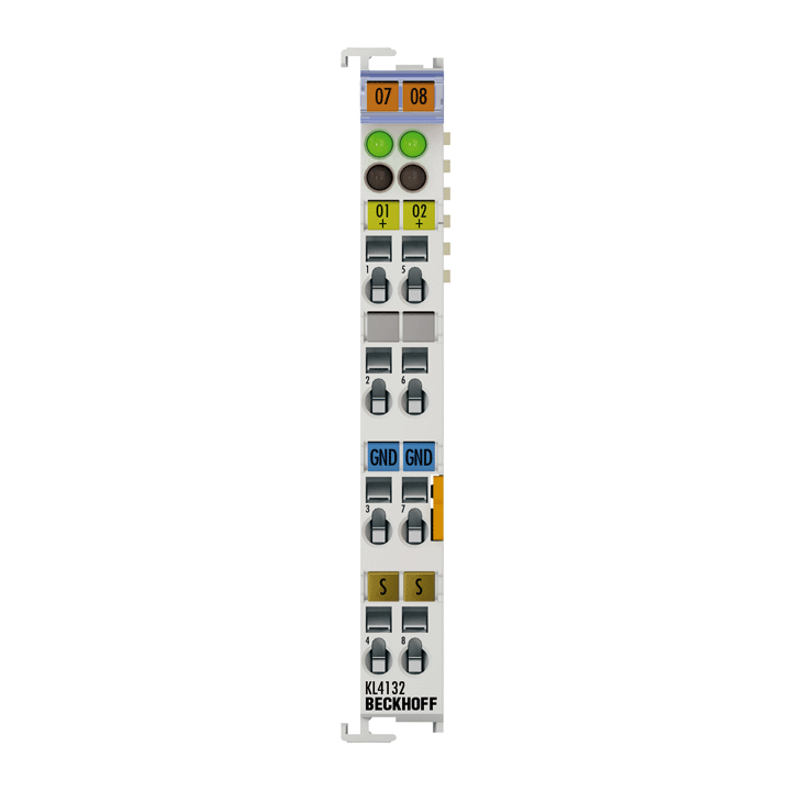 Beckhoff KL4132 Bus Terminal, 2-channel analog output, voltage, ±10 V, 16 bit, differential Turkiye