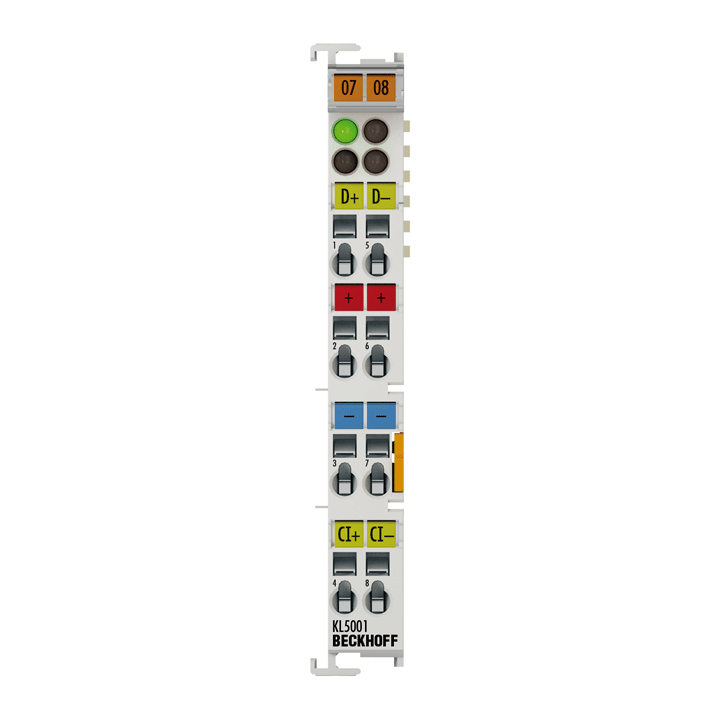 Beckhoff KL5001 Bus Terminal, 1-channel encoder interface, SSI Turkiye