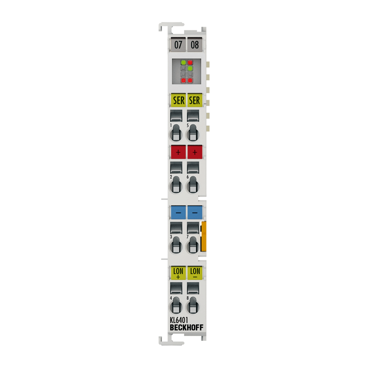 Beckhoff KL6401 Bus Terminal, 1-channel communication interface, LON Turkiye