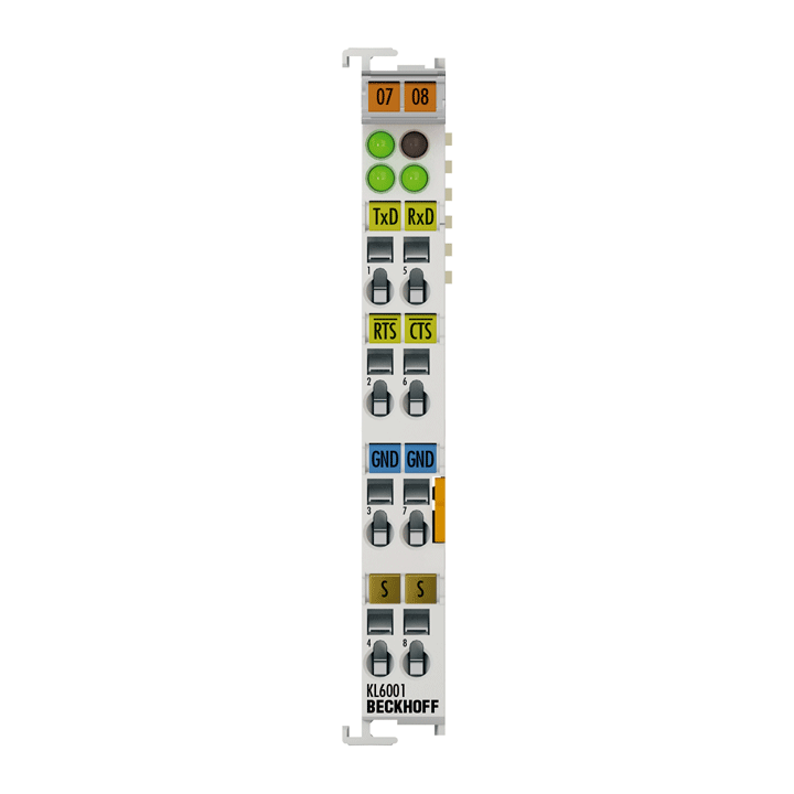 Beckhoff KL6001 Bus Terminal, 1-channel communication interface, serial, RS232 Turkiye