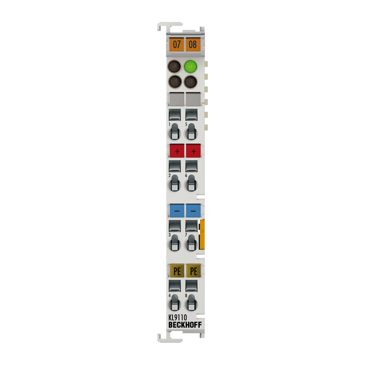 Beckhoff KL9110 Potential supply terminal, 24 V DC, with diagnostics Turkiye