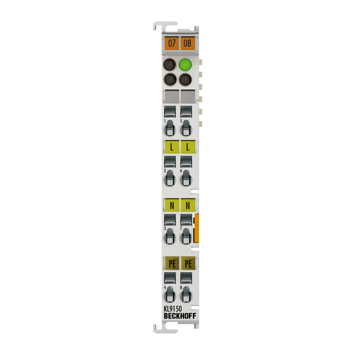 Beckhoff KL9150 Potential supply terminal, 120…230 V AC Turkiye