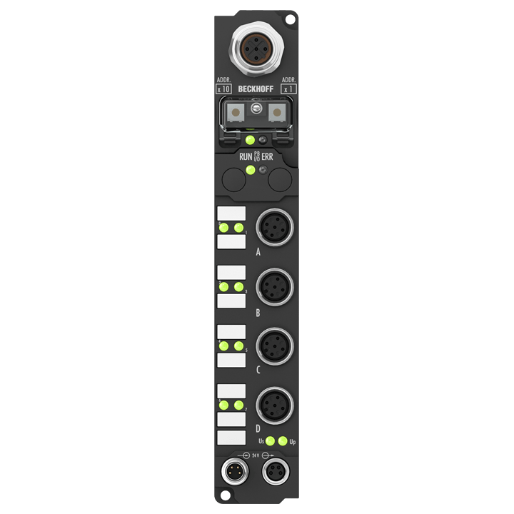 Beckhoff IP1502-B510 Fieldbus Box, 2-channel digital input, CANopen, counter, 24 V DC, 100 kHz, M12 Turkiye