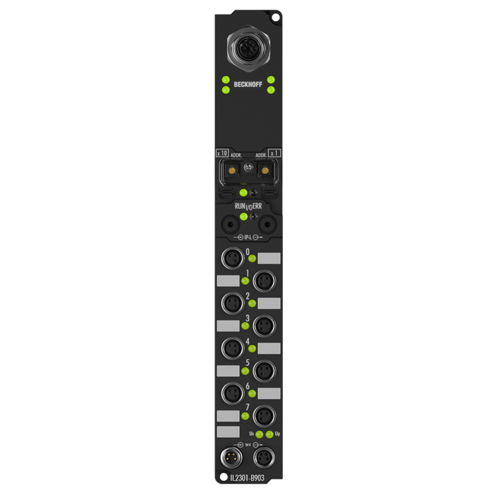 Beckhoff IL2301-B903 Coupler Box, 4-channel digital input + 4-channel digital output, PROFINET, 24 V DC, 3 ms, 05 A, M8 Turkiye