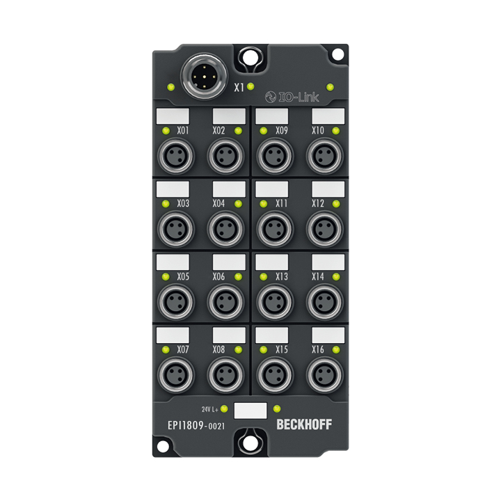 Beckhoff EPI1809-0021 IO-Link box, 16-channel digital input, 24 V DC, 3 ms, M8 Turkiye