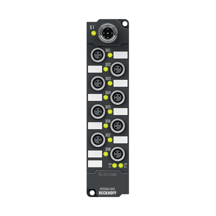 Beckhoff EPI2008-0001 IO-Link box, 8-channel digital output, 24 V DC, 05 A, M8 Turkiye