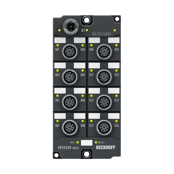 Beckhoff EPI2339-0022 IO-Link box, 16-channel digital combi, 24 V DC, 3 ms, 05 A, M12 Turkiye