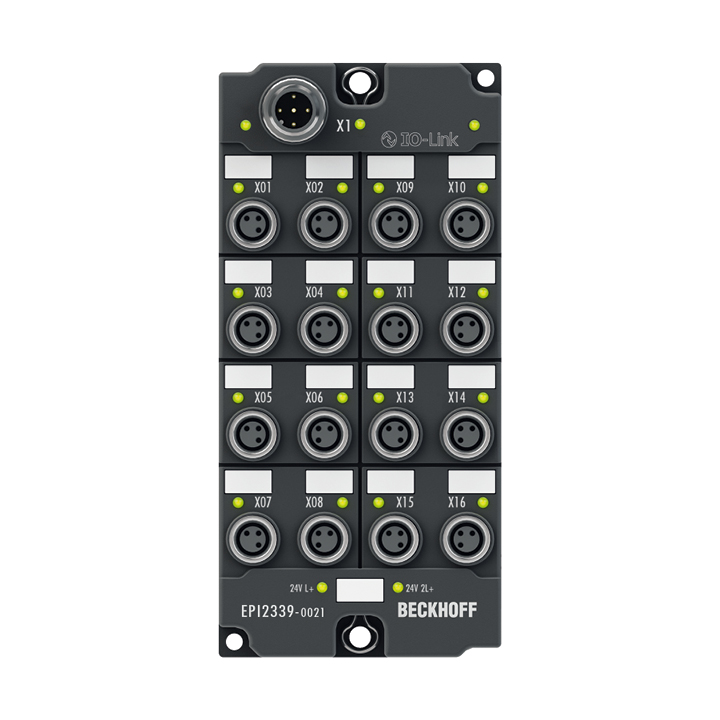 Beckhoff EPI2339-0021 IO-Link box, 16-channel digital combi, 24 V DC, 3 ms, 05 A, M8 Turkiye