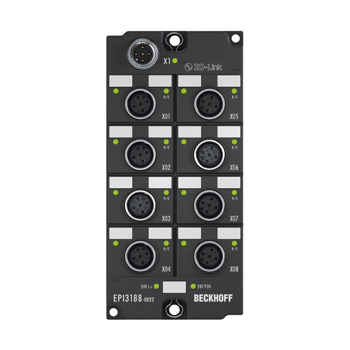 Beckhoff EPI3188-0022 IO-Link box, 8-channel analog input, multi-function, ±10 V, 0/4…±20 mA, 16 bit, single-ended, M12 Turkiye