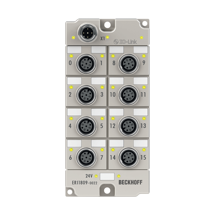 Beckhoff ERI1809-0022 IO-Link box, 16-channel digital input, 24 V DC, 3 ms, M12, zinc die-cast Turkiye