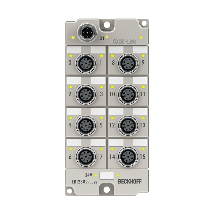 Beckhoff ERI2809-0022 IO-Link box, 16-channel digital output, 24 V DC, 05 A, M12, zinc die-cast Turkiye