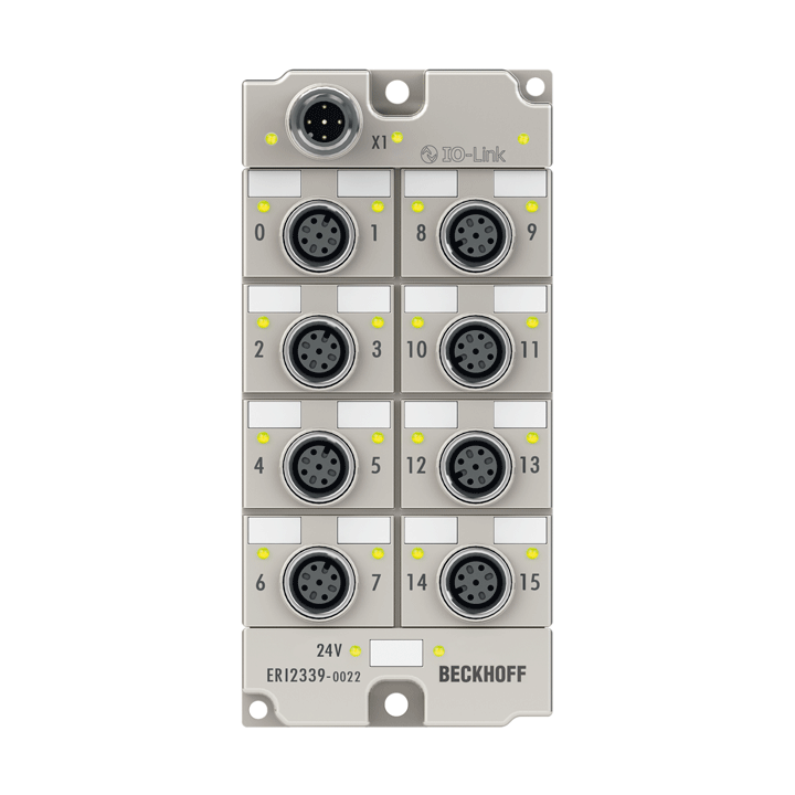 Beckhoff ERI2339-0022 IO-Link box, 16-channel digital combi, 24 V DC, 3 ms, 05 A, M12, zinc die-cast Turkiye