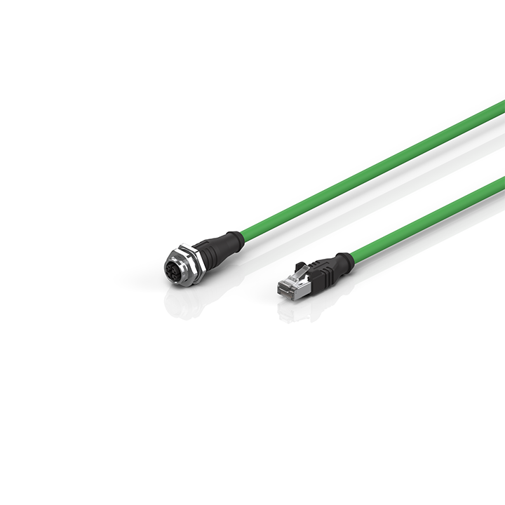 Beckhoff ZK1096-8691-0xxx Industrial Ethernet/EtherCAT G/G10 cable, Cat6/Cat6A, PUR, 4 x 2 x AWG26, fixed installation Turkiye