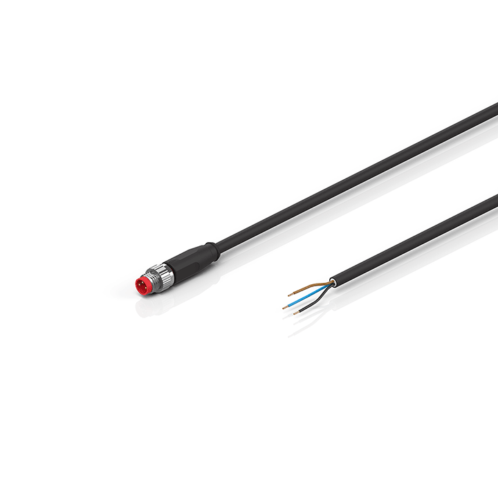Beckhoff ZK2000-2100-0xxx Sensor cable, PUR, 3 x 025 mm², drag-chain suitable Turkiye