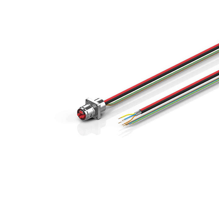 Beckhoff ZK7206-AG12-0xxx B17, ECP cable, PUR, 3 G 15 mm² + (1 x 4 x AWG22), drag chain suitable, key 1 (24 V DC) Turkiye
