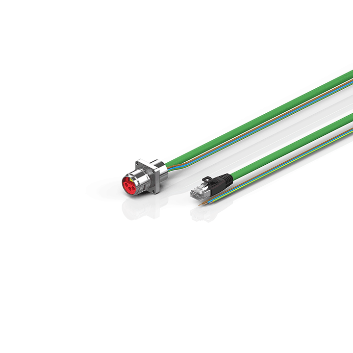 Beckhoff ZK7906-AH00-Axxx ENP cable, PUR, 3 G 15 mm² + (1 x 4 x AWG22), drag chain suitable, key 3 (user-defined voltage) Turkiye
