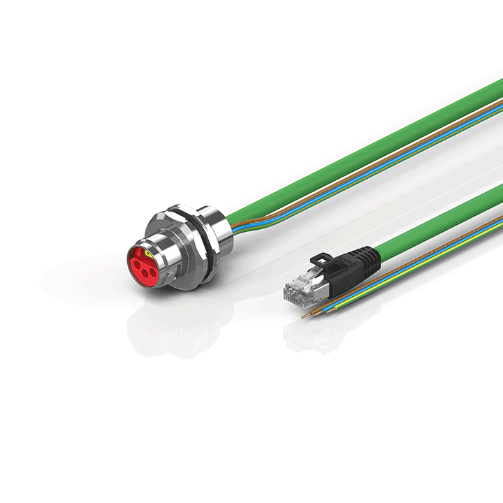 Beckhoff ZK7906-AL00-Axxx ENP cable, PUR, 3 G 15 mm² + (1 x 4 x AWG22), drag chain suitable, key 3 (user-defined voltage) Turkiye