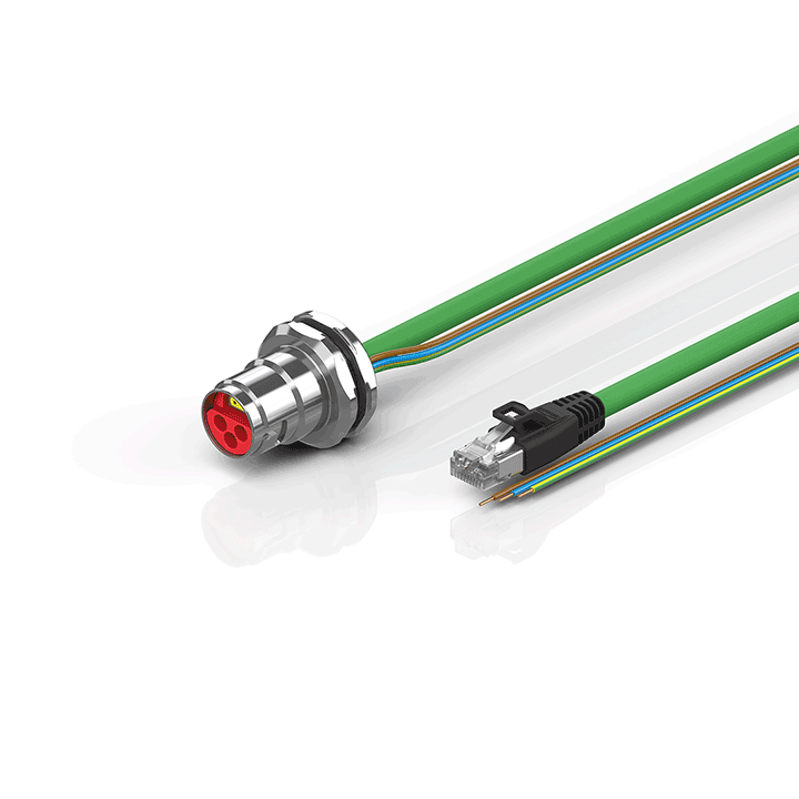 Beckhoff ZK7910-BP00-Axxx B17, ENP cable, PUR, 3 G 25 mm² + (1 x 4 x AWG22), drag chain suitable, key 3 (user-defined voltage) Turkiye