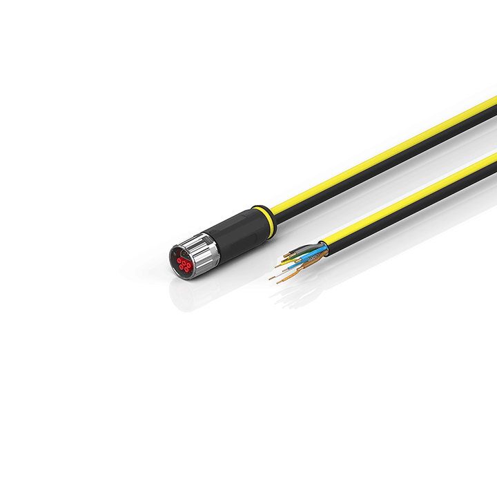 Beckhoff ZK7908-3100-Axxx B17, ENP cable, PUR, 5 G 15 mm² + (1 x 4 x AWG22), drag chain suitable, key 3 (user-defined voltage) Turkiye