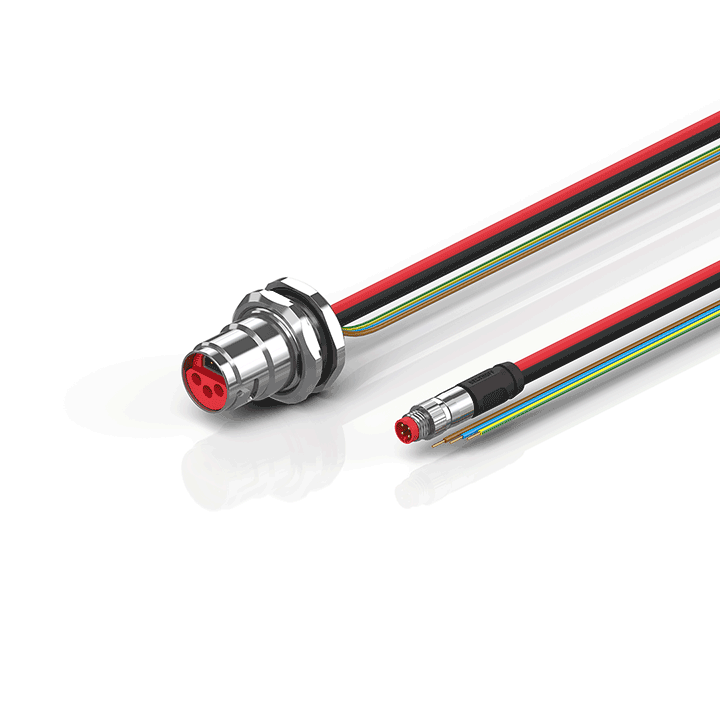 Beckhoff ZK7906-BN00-0xxx B17, ECP cable, PUR, 3 G 15 mm² + (1 x 4 x AWG22), drag chain suitable, key 3 (user-defined voltage) Turkiye