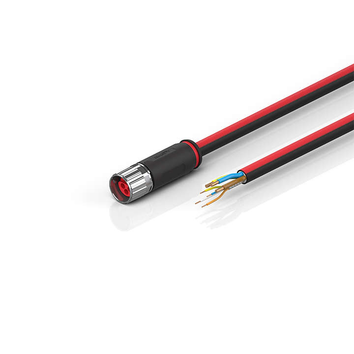 Beckhoff ZK7910-1800-0xxx B17, ENP cable, PUR, 3 G 25 mm² + (1 x 4 x AWG22), drag chain suitable, key 3 (user-defined voltage) Turkiye