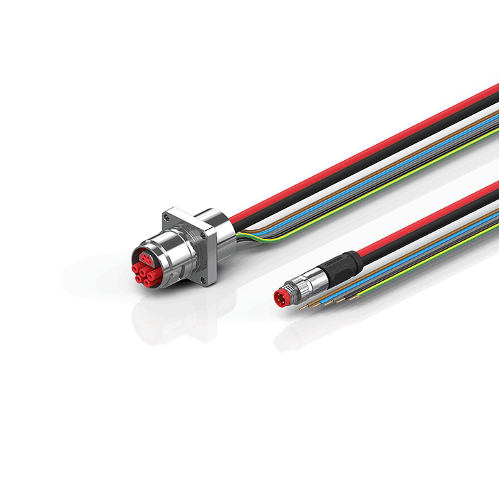Beckhoff ZK7908-AS00-0xxx B17, ECP cable, PUR, 5 G 15 mm² + (1 x 4 x AWG22), drag chain suitable, key 3 (user-defined voltage) Turkiye