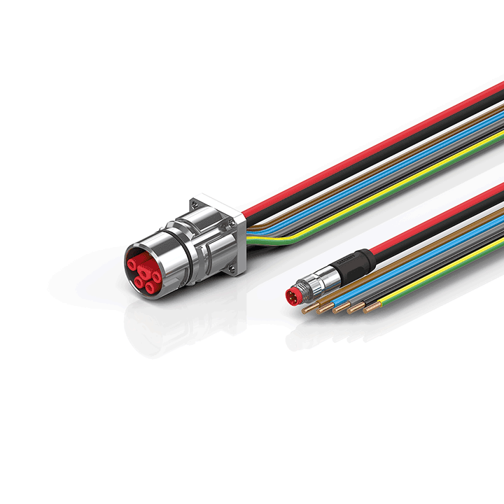 Beckhoff ZK7714-BW00-0xxx B23, ECP cable, PUR, 5 G 40 mm² + (1 x 4 x AWG22), drag chain suitable, key 2 (400 V AC) Turkiye