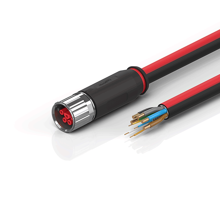 Beckhoff ZK7714-3100-0xxx B23, ECP cable, PUR, 5 G 40 mm² + (1 x 4 x AWG22), drag chain suitable, key 2 (400 V AC) Turkiye