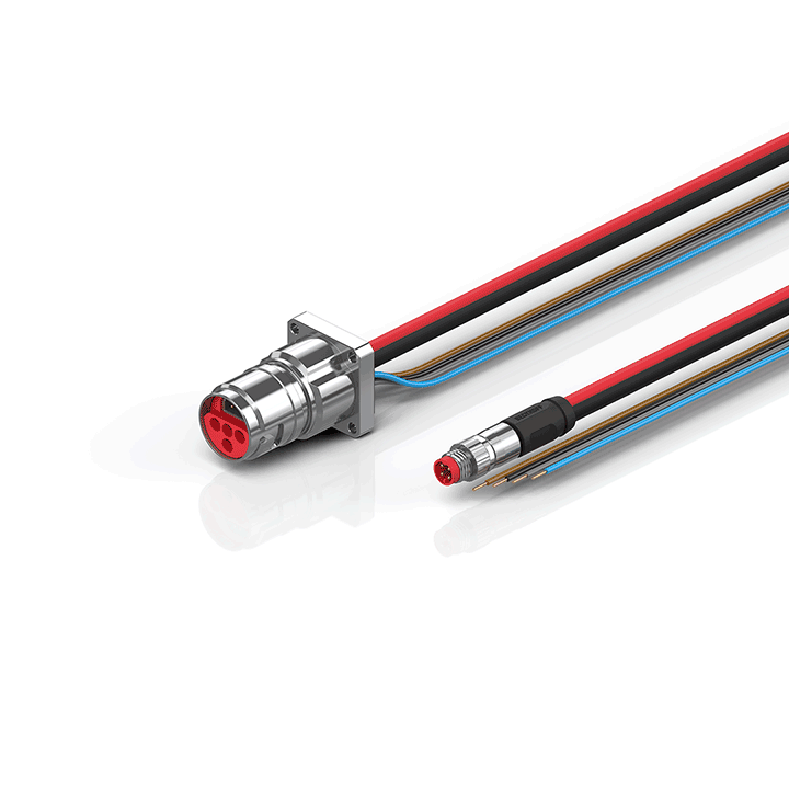 Beckhoff ZK7624-BR00-0xxx B17, ECP cable, PUR, 4 x 15 mm² + (1 x 4 x AWG22), drag chain suitable, key 2 (user-defined voltage) Turkiye