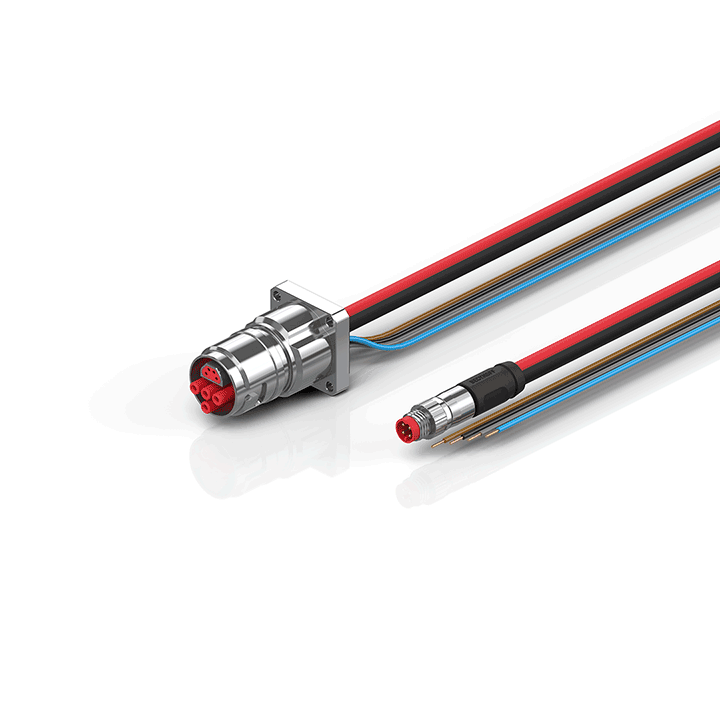 Beckhoff ZK7624-BQ00-0xxx B17, ECP cable, PUR, 4 x 15 mm² + (1 x 4 x AWG22), drag chain suitable, key 2 (user-defined voltage) Turkiye