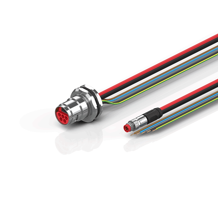 Beckhoff ZK7608-CB00-0xxx B17, ECP cable, PUR, 5 G 15 mm² + (1 x 4 x AWG22), drag chain suitable, key 2 (400 V AC) Turkiye
