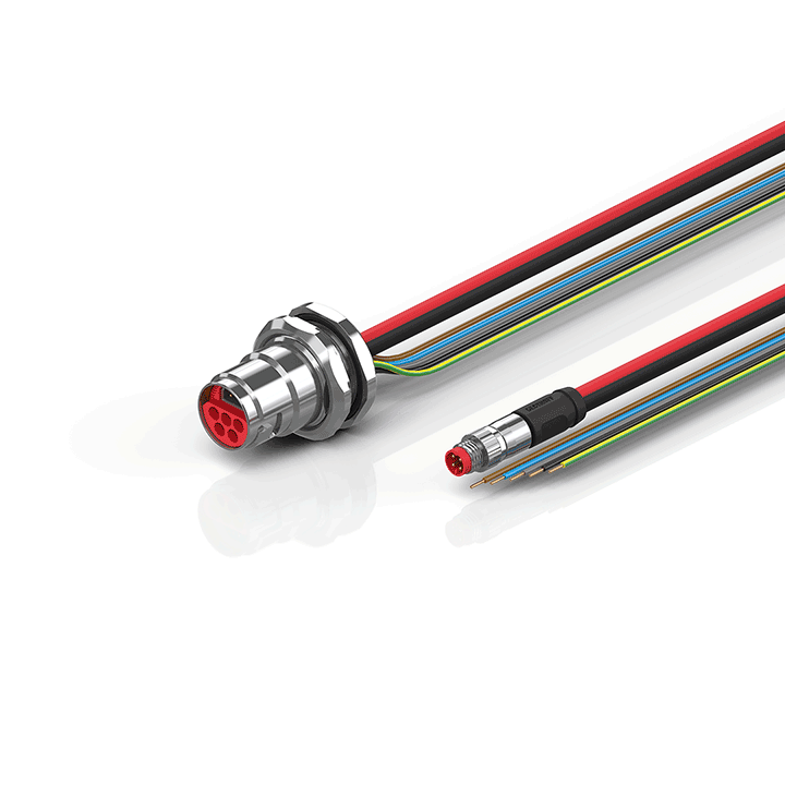 Beckhoff ZK7608-BZ00-0xxx B17, ECP cable, PUR, 5 G 15 mm² + (1 x 4 x AWG22), drag chain suitable, key 2 (400 V AC) Turkiye