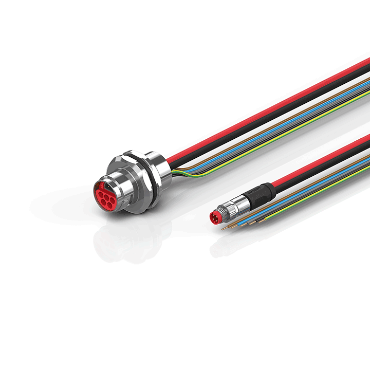 Beckhoff ZK7608-AX00-0xxx B17, ECP cable, PUR, 5 G 15 mm² + (1 x 4 x AWG22), drag chain suitable, key 2 (400 V AC) Turkiye