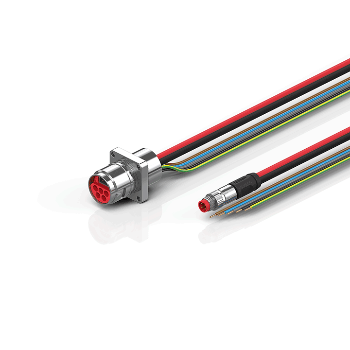 Beckhoff ZK7608-AT00-0xxx B17, ECP cable, PUR, 5 G 15 mm² + (1 x 4 x AWG22), drag chain suitable, key 2 (400 V AC) Turkiye